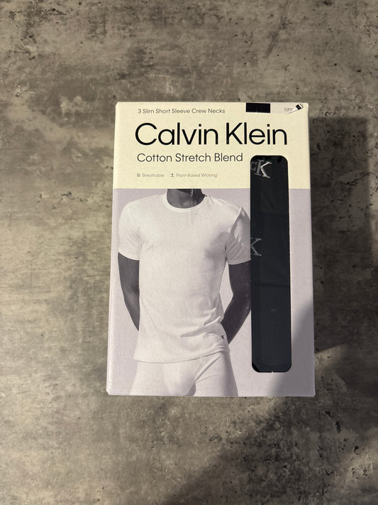 Magliette intime 3 pezzi cotone calvin klein